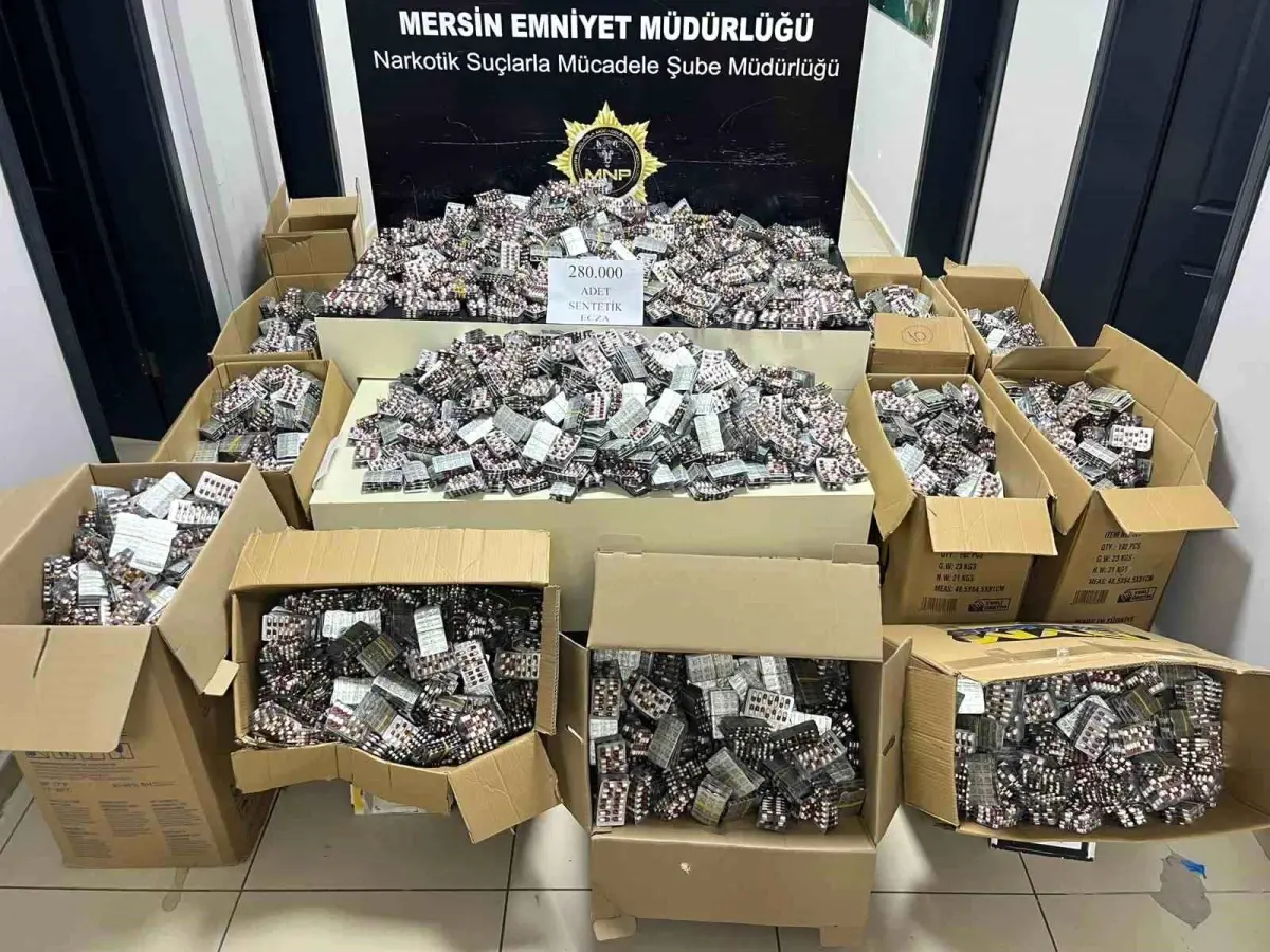Mersin’de Uyuşturucu Operasyonu