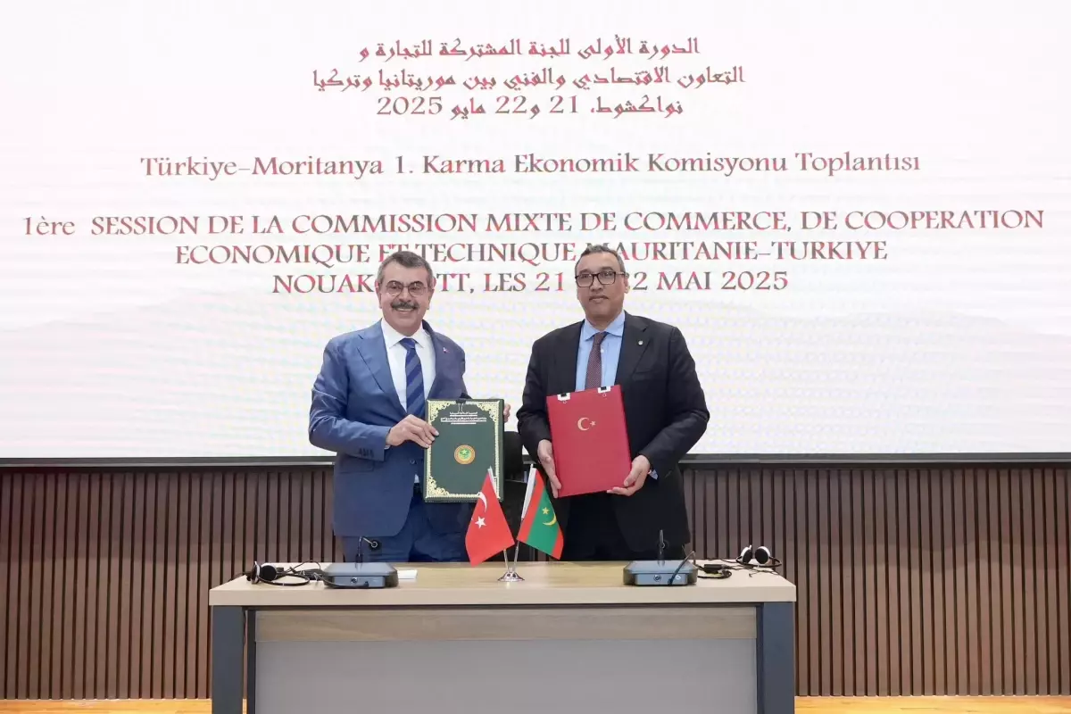 Milli Eğitim Bakanı Yusuf Tekin Moritanya’da Ekonomik İşbirliği Toplantısına Katıldı