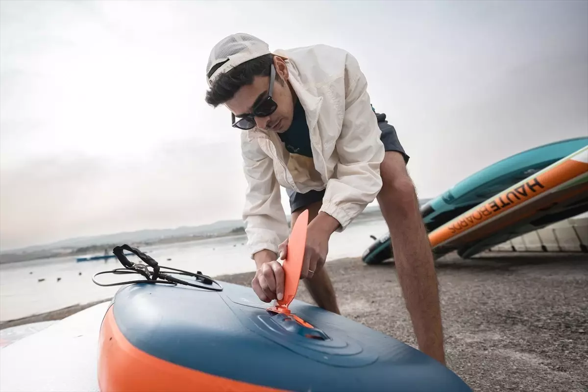 Mogan Gölü’nde Sup Board Eğitimi