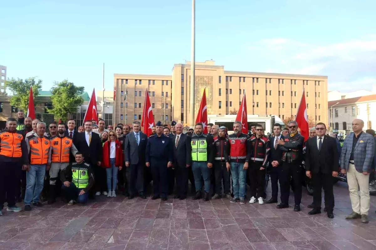 Motosiklet Kortejiyle TSKGV Tanıtımı
