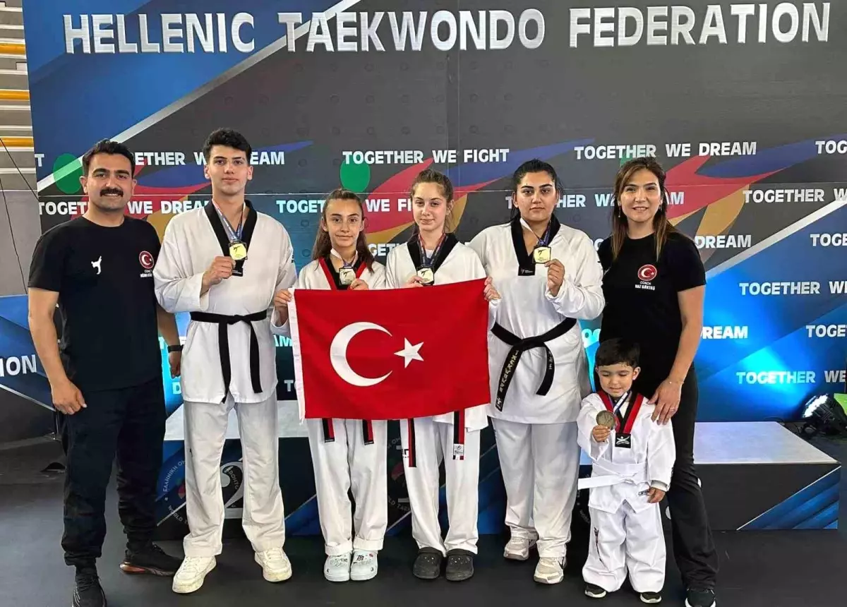 Muğla Atletleri Yunanistan’da Taekwondo Turnuvasında Muvaffakiyet Elde Etti