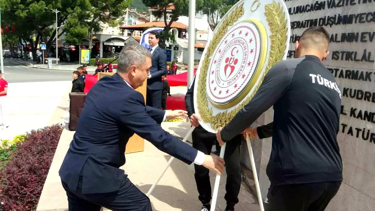 Muğla’da 19 Mayıs Merasimi Yapıldı