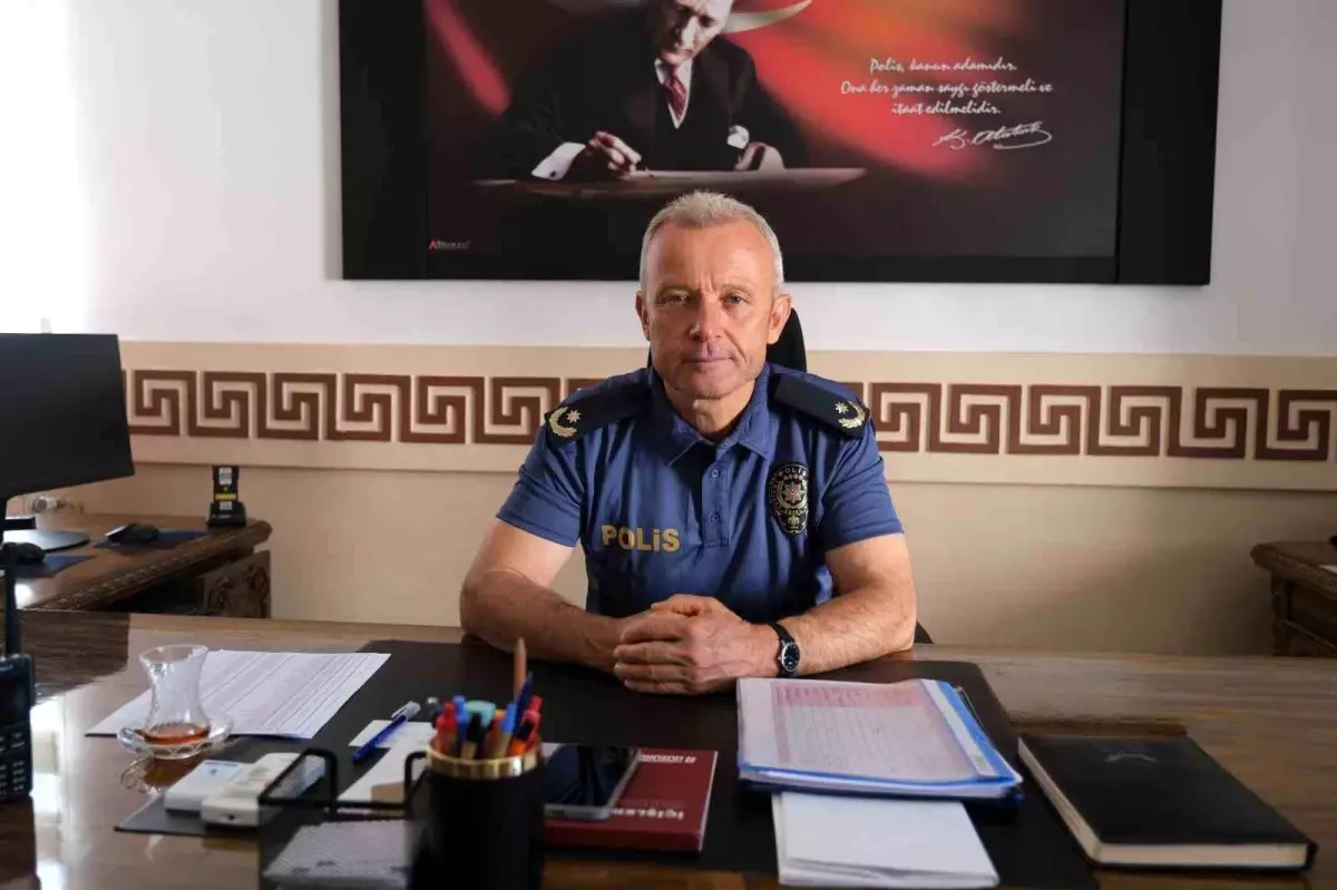 Mustafa Pehlivanoğlu Mut Emniyet Müdürü Oldu