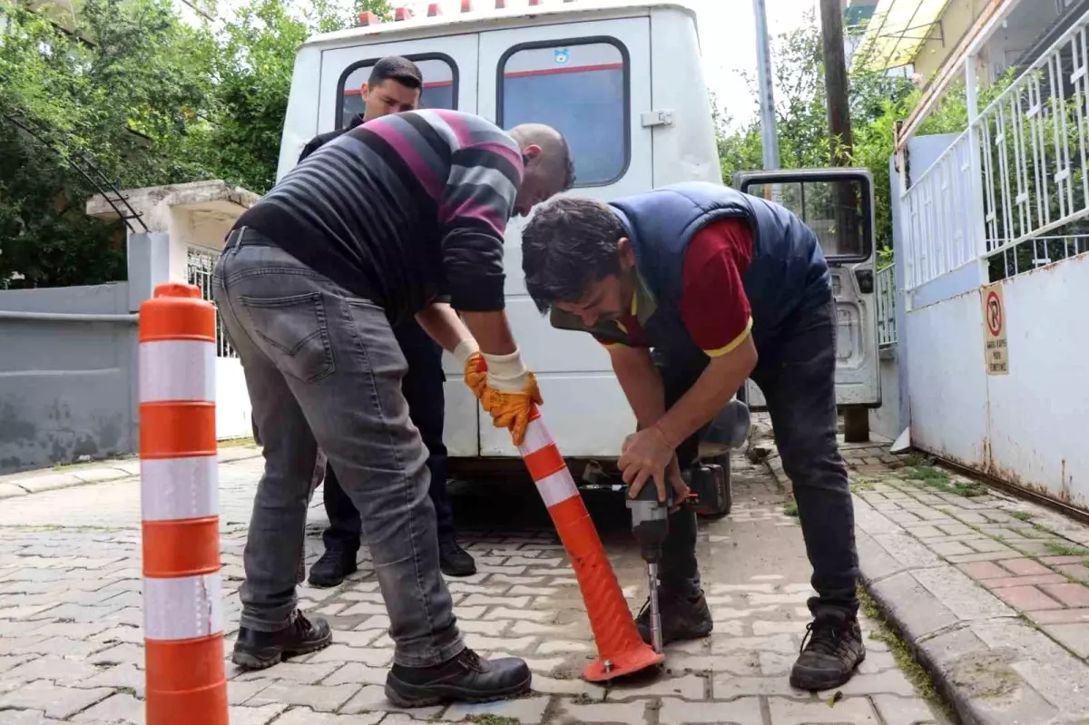 Nazilli Belediyesi’nden Tabela ve Duba Kontrolü