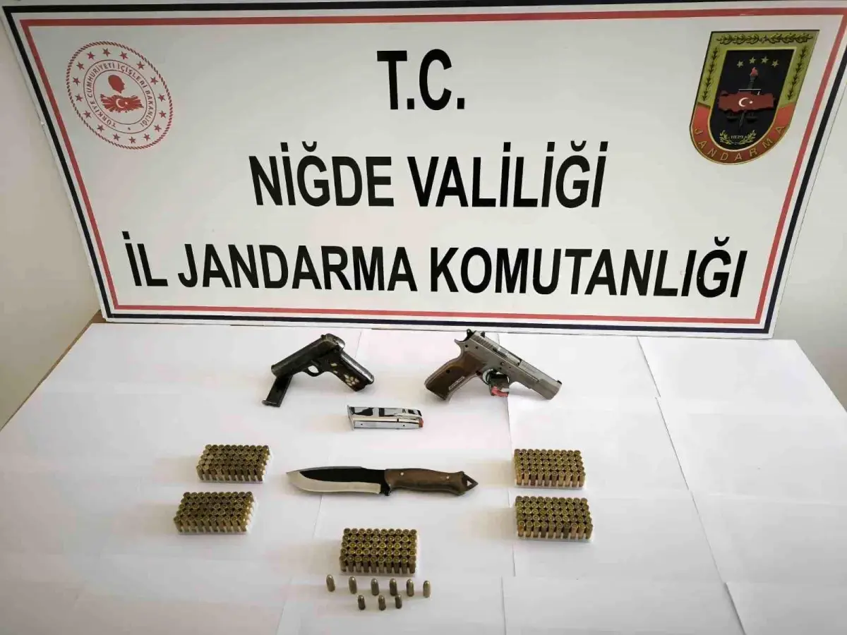Niğde’de Ruhsatsız Silah Operasyonu