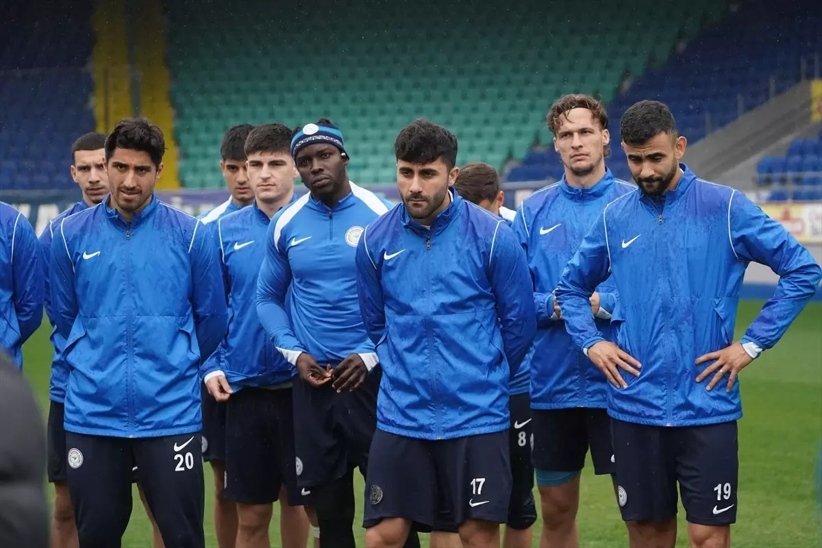 Rizespor Göztepe Maçına Hazırlanıyor