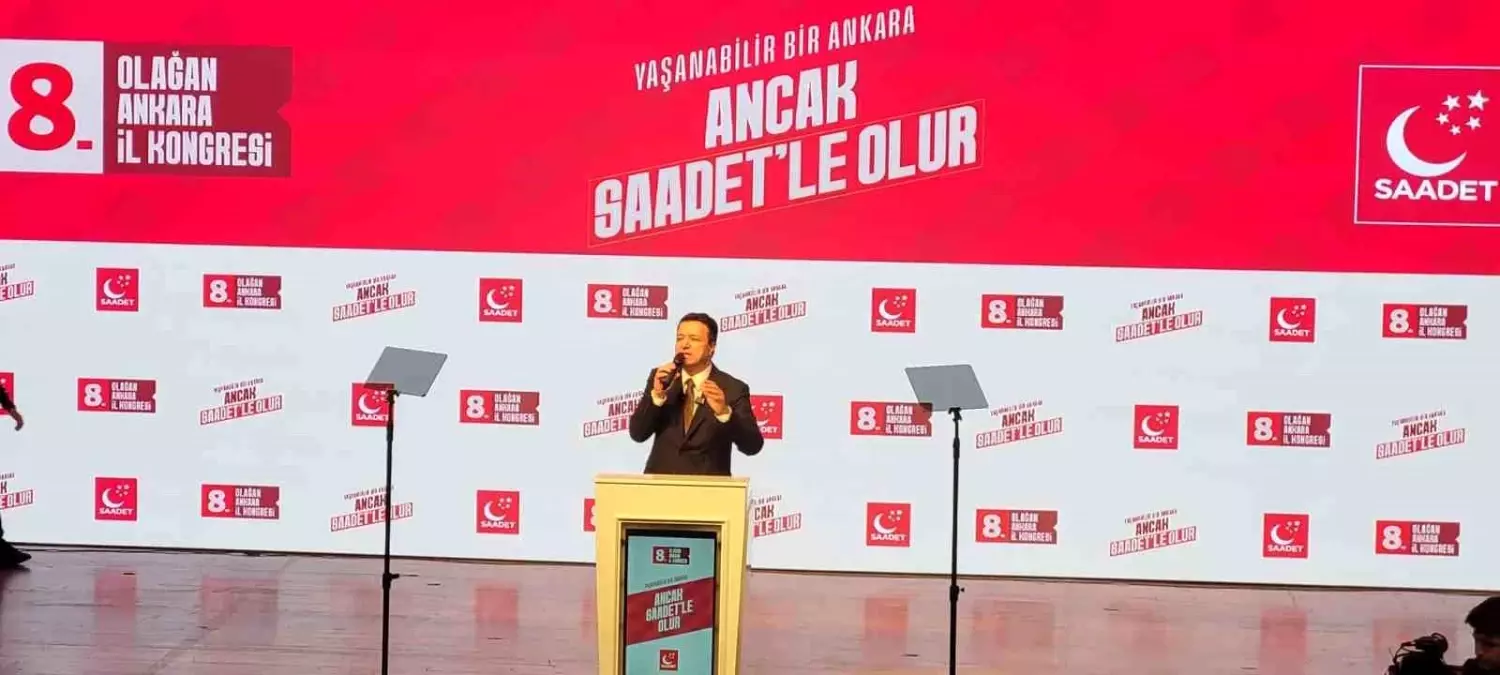 Saadet Partisi Genel Lideri Arıkan: “Çözümünün adresi Ankara’dır, makam aşikâr, Gazi Meclis’tir”