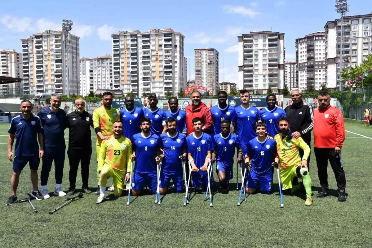 Şahinbey Belediye Spor, Ampute Futbol Ligi’nde 7-1 ile Galip Gelerek Şampiyonluğa Yaklaşıyor