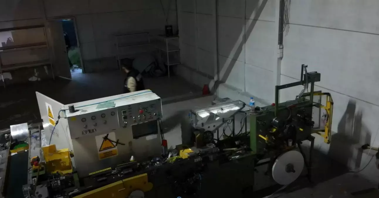 Sakarya’da Kaçak Makaron Üretim Operasyonu