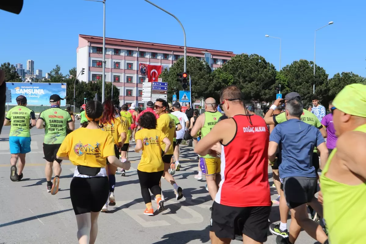 Samsun’da 19 Mayıs Yarı Maratonu Yapıldı