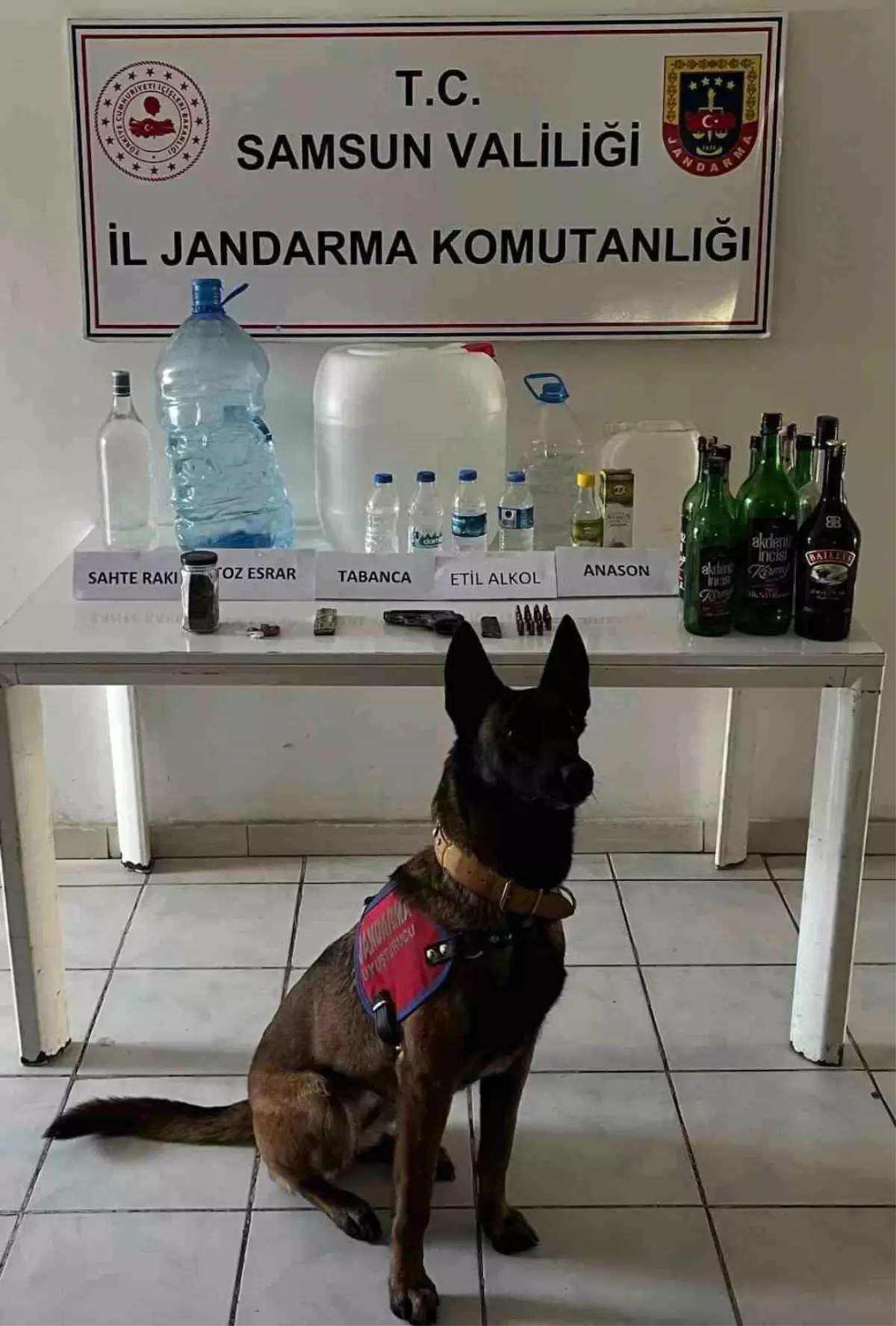 Samsun’da Geçersiz Alkol Operasyonu