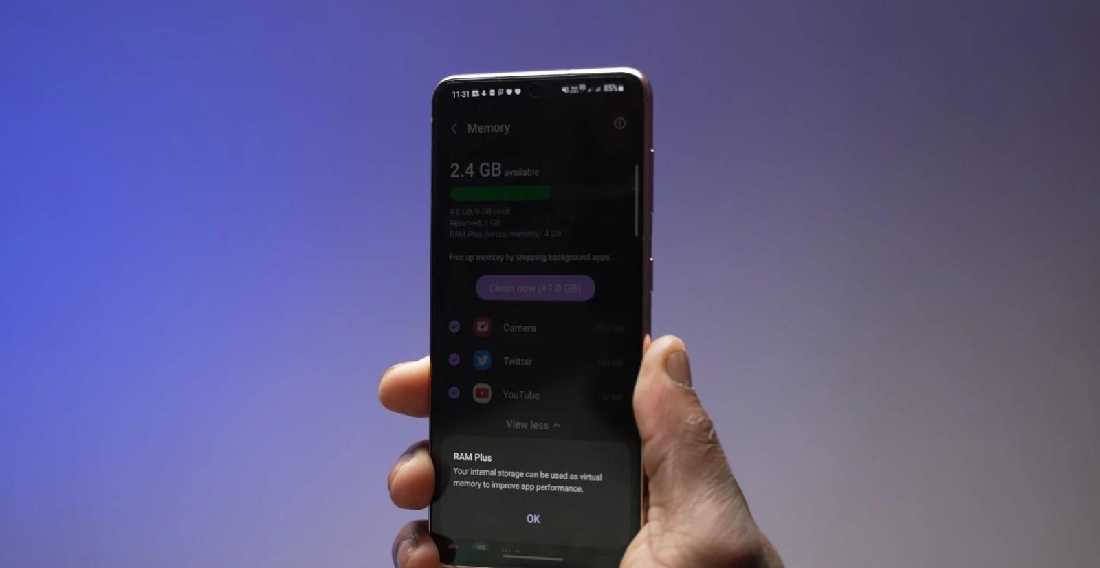 Samsung RAM Plus hududu One UI 8 ile 12 GB’a yükseliyor