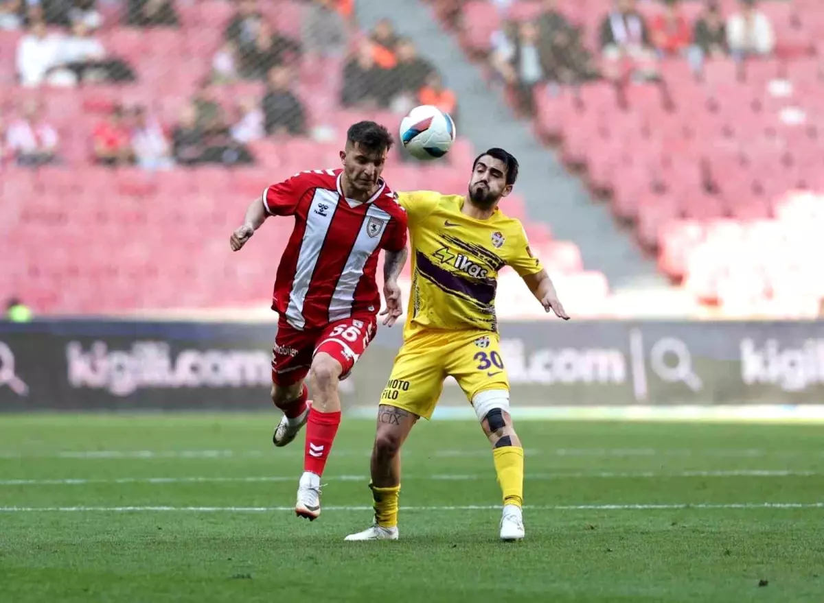 Samsunspor – Eyüpspor: Birinci Yarı Sonucu 1-0