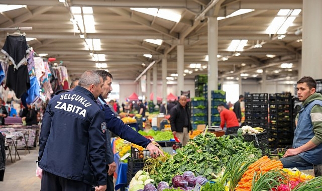 Selçuklu Belediyesi’nden Pazar Yeri Kontrolü