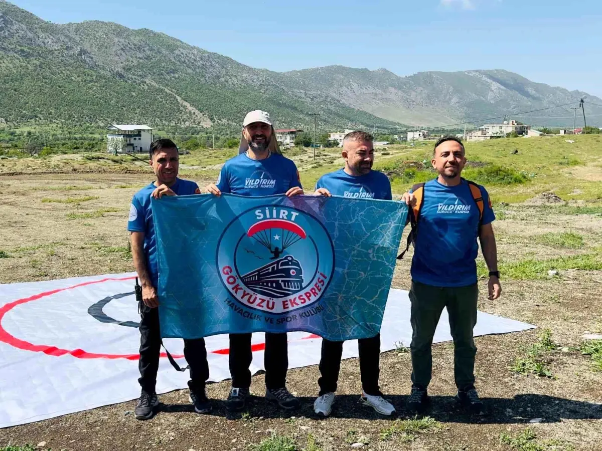 Siirtli yamaç paraşütü sportmeni şampiyon oldu