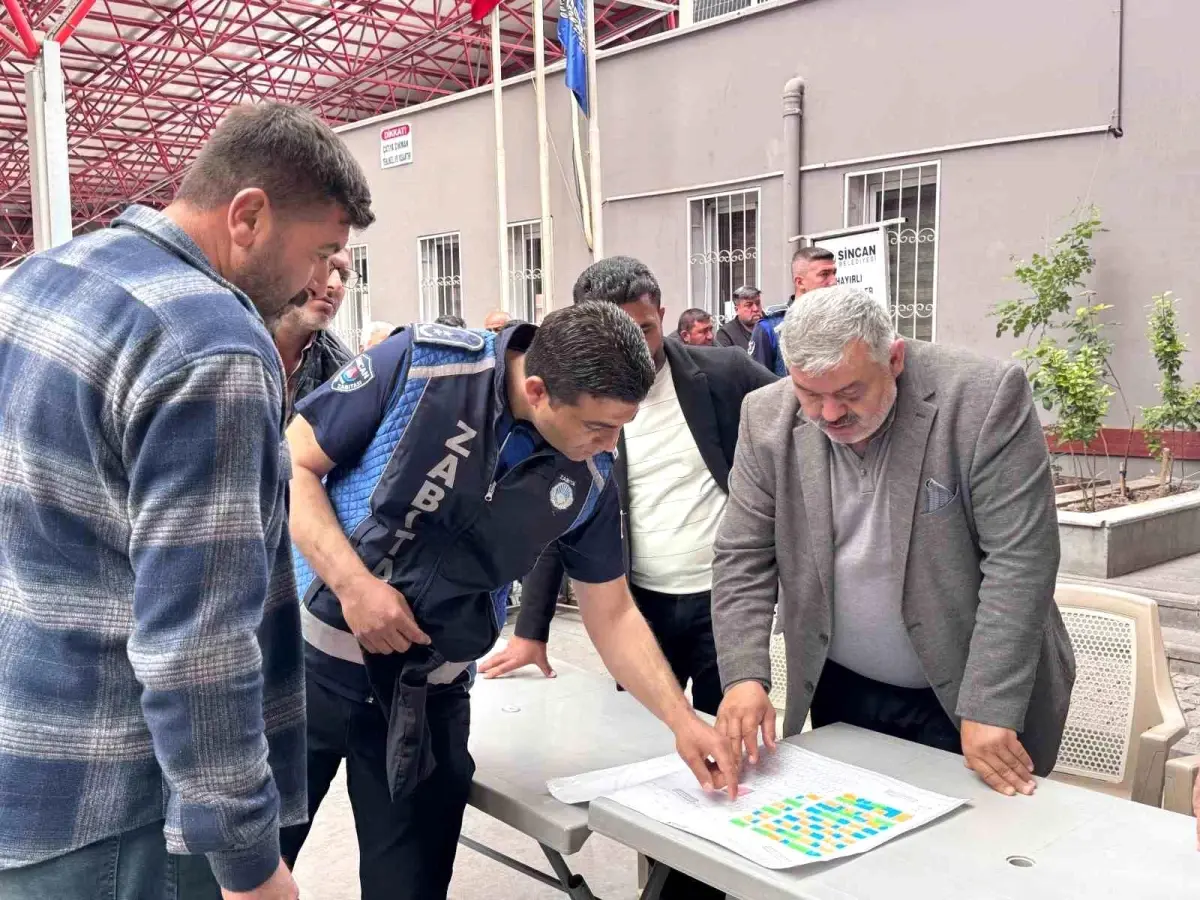 Sincan Belediyesi’nde Kurban Pazarları İçin Kura Çekimi Yapıldı