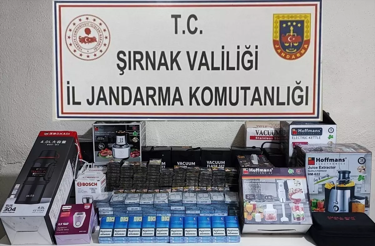 Şırnak’ta Uyuşturucu ve Kaçakçılık Operasyonu