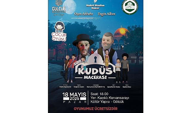 “Sırr: Kudüs Macerası” Animasyon Sineması Gölcüklü Çocuklarla Buluşacak