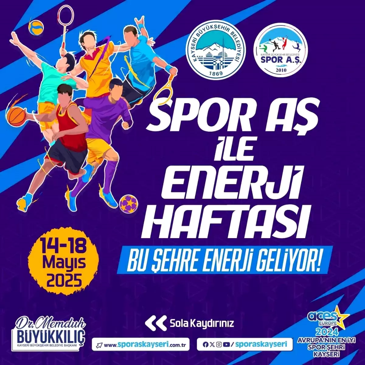 Spor A.Ş.’nin 19 Mayıs’a özel ‘Enerji Haftası’ aktiflikleri başladı