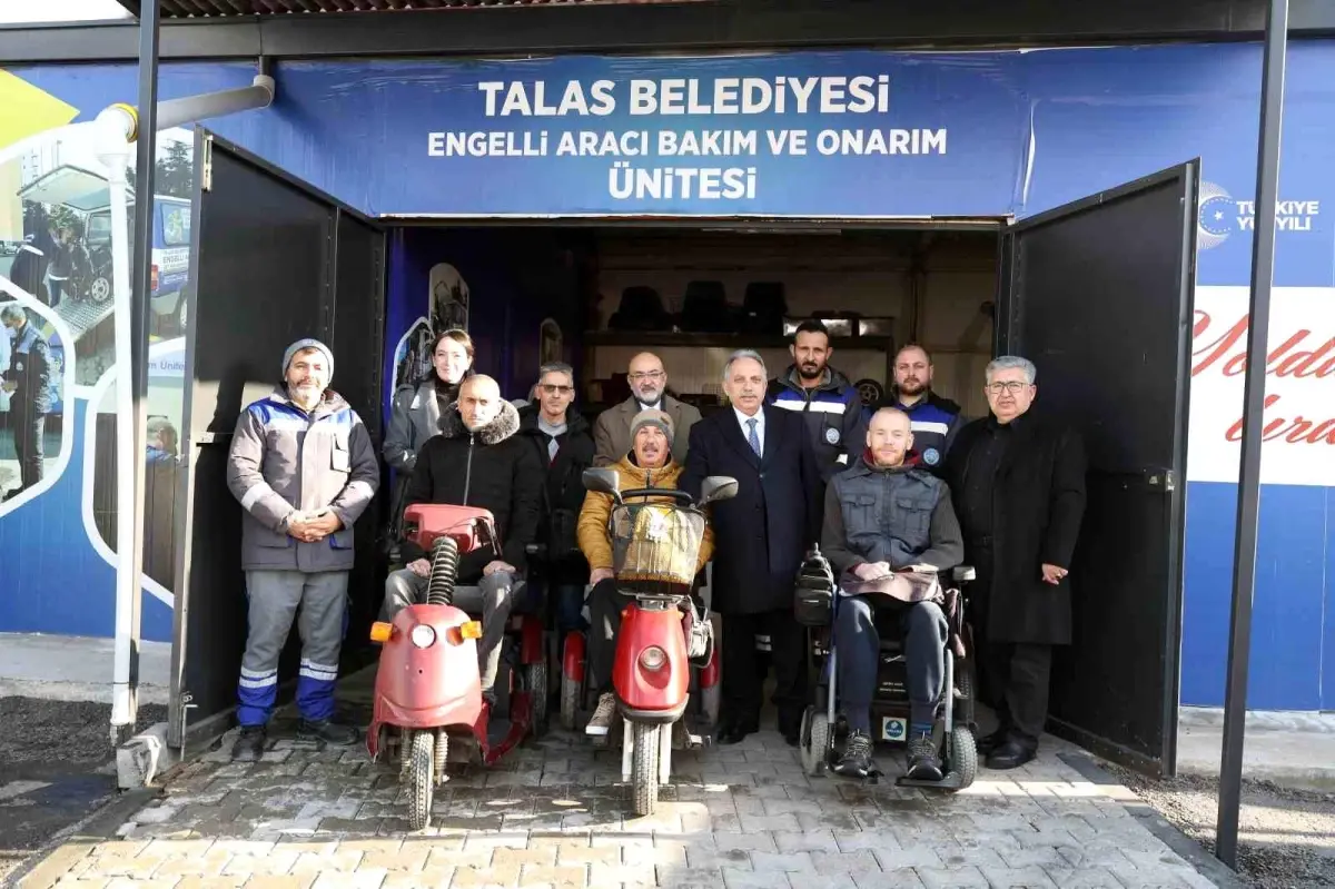 Talas Belediyesi’nden Engelli Vatandaşlara Fiyatsız Araç Bakım Hizmeti