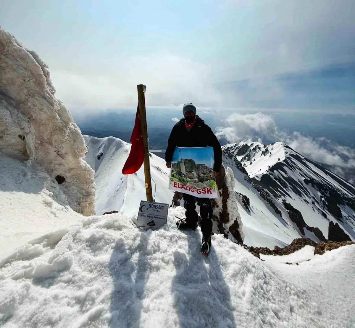 Tarık Trap, Erciyes Dağı Doruğuna Tırmandı