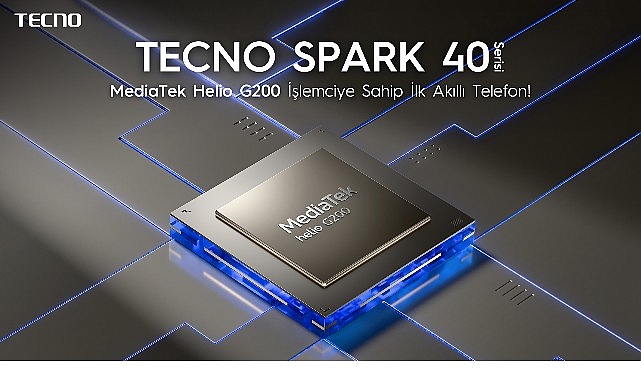 TECNO SPARK 40+, MediaTek Helio G200 İşlemciye sahip birinci akıllı telefon olacak!