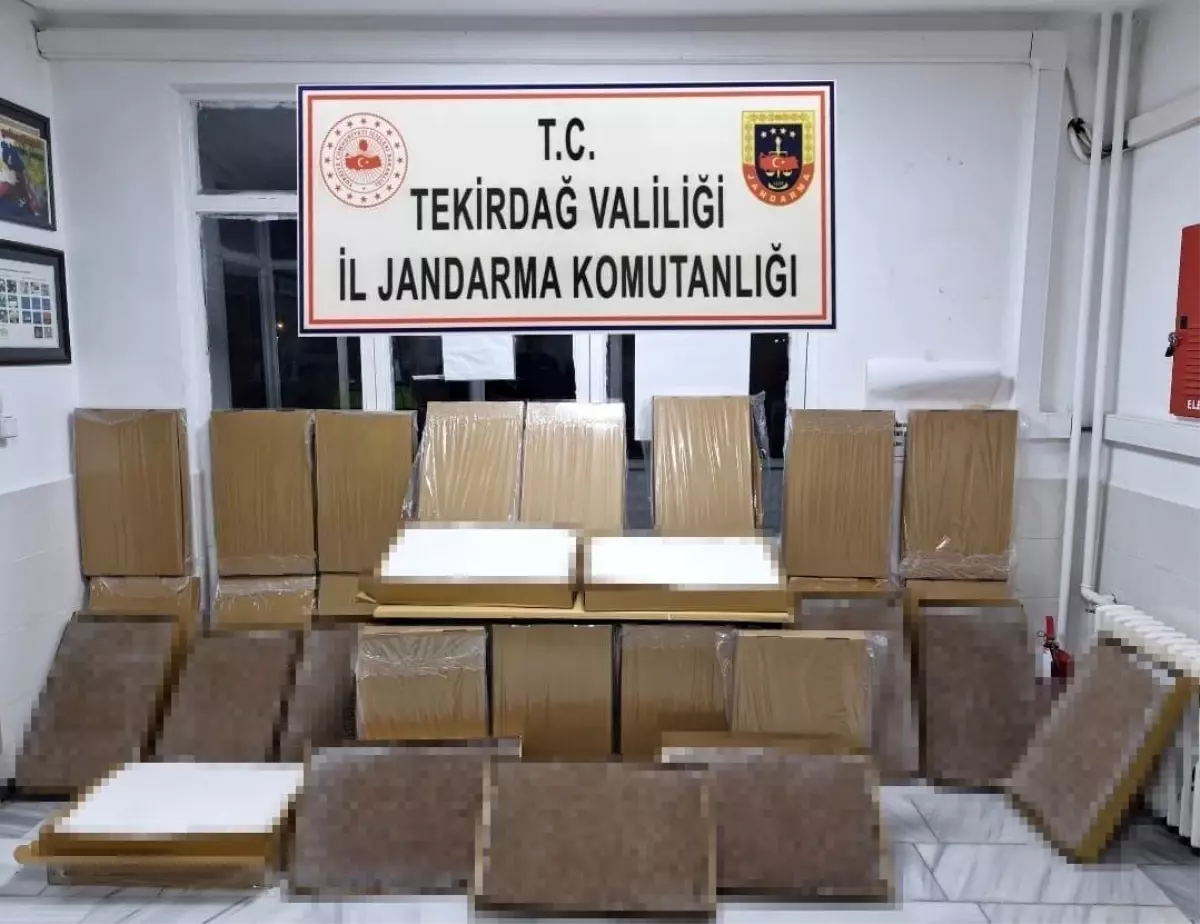 Tekirdağ’da Ruhsatsız Silah ve Kaçak Eser Operasyonu