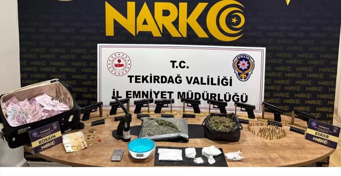 Tekirdağ’da Uyuşturucu Operasyonu: 2 Gözaltı