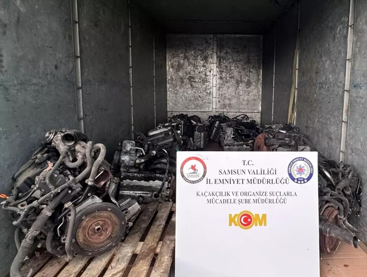 Tekkeköy’de Kaçak Motor Operasyonu