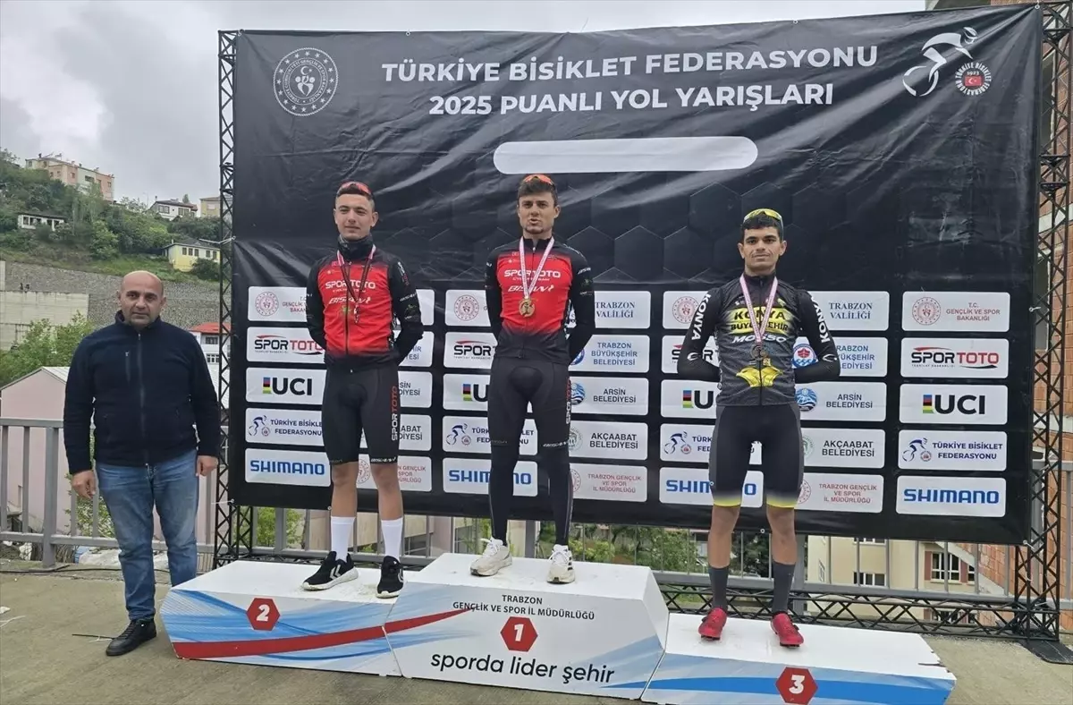 Trabzon’da Türkiye Kupası Bisiklet Yarışı Sona Erdi