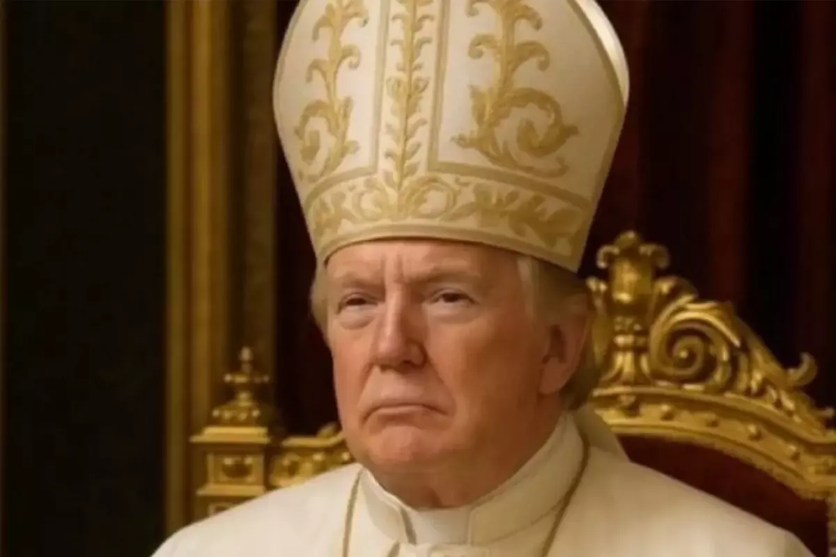 Trump’tan ‘Papa’ görseli sorusuna karşılık: Bunu yapan ben değilim