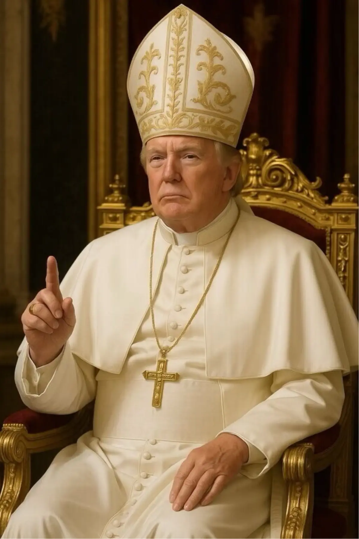 Trump’tan Yapay Zeka ile Papa Paylaşımı