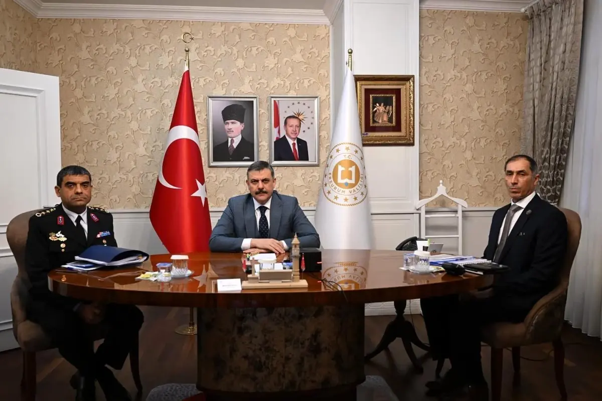 Vali Çiftçi, Bakan Yerlikaya ile Toplantıda Bulundu