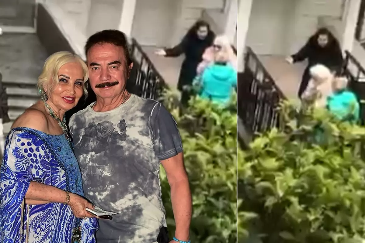 Yalıda olay var! Sevim Emre komşusuyla birbirine girdi, ortaya girenleri de itti