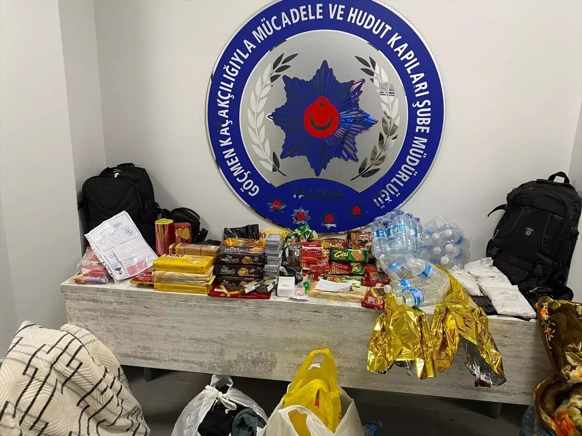 Yalova’da Göçmen Kaçakçılığı Operasyonu