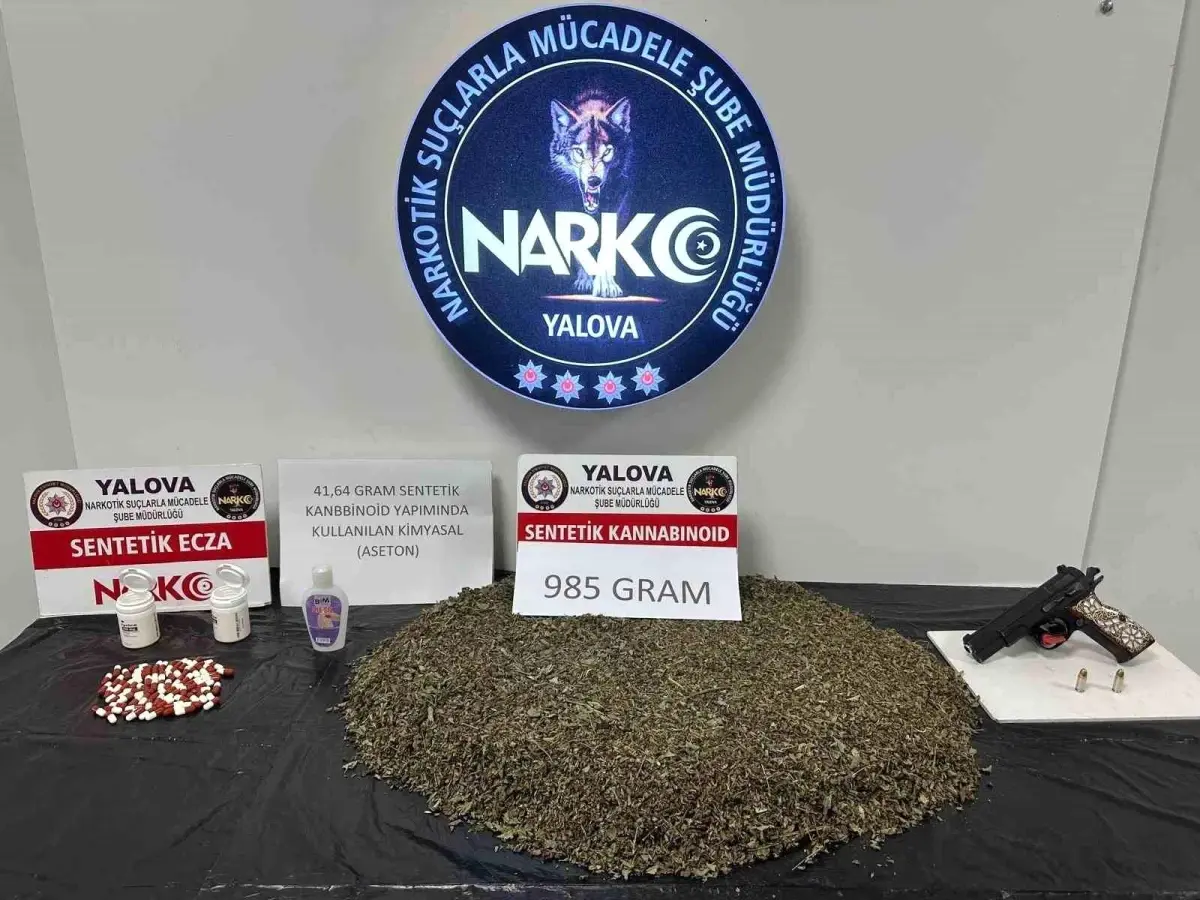 Yalova’da Uyuşturucu Operasyonu: 2 Tutuklama