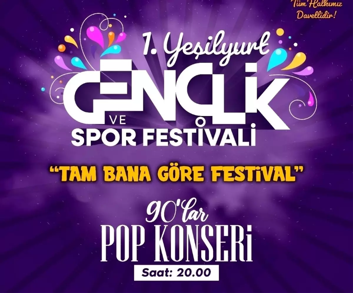 Yeşilyurt’ta 1. Gençlik ve Spor Şenliği Düzenlenecek