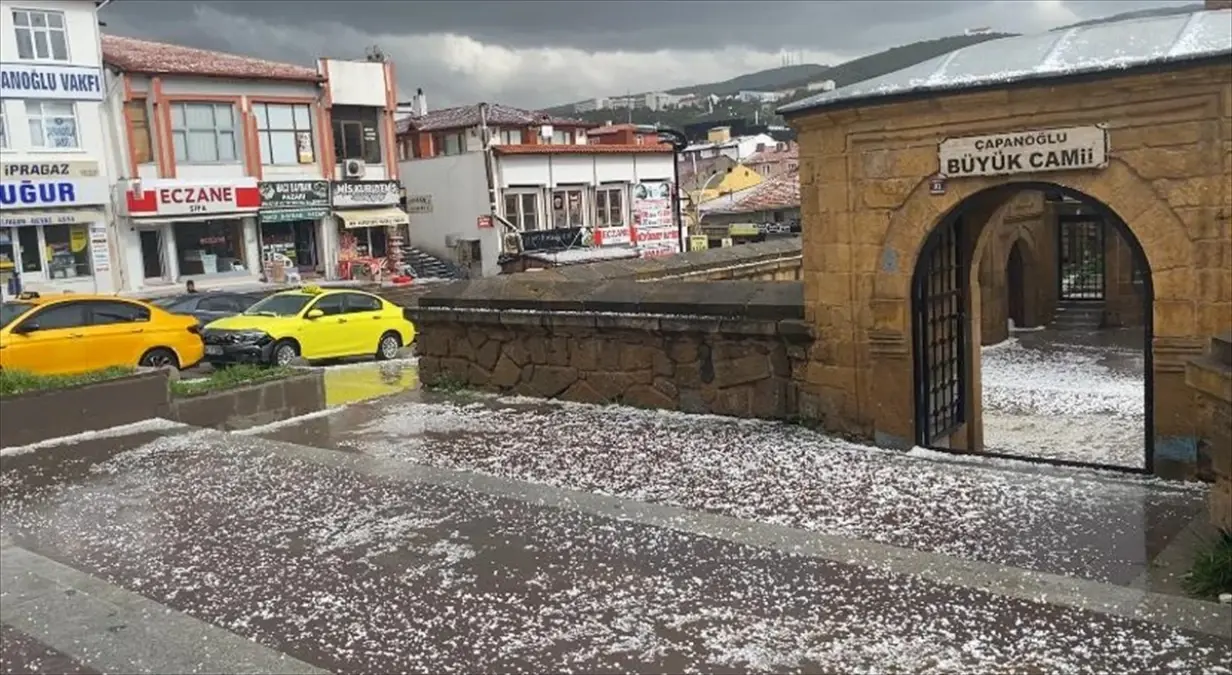 Yozgat’ta Dolu ve Sağanak Yağış!