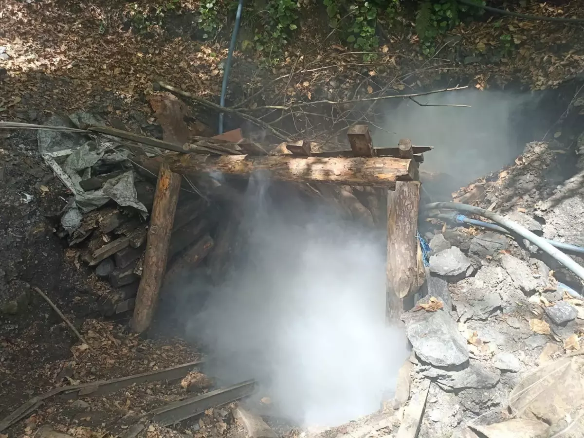 Zonguldak’ta Kaçak Kömür Ocağı İmha Edildi